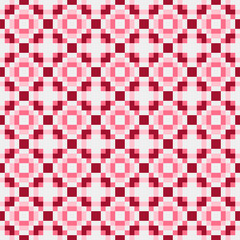 Fototapeta premium Abstract Cross Pattern generative computational art illustration