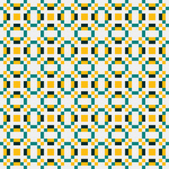 Abstract Cross Pattern generative computational art illustration