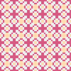 Abstract Cross Pattern generative computational art illustration
