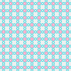 Abstract Cross Pattern generative computational art illustration