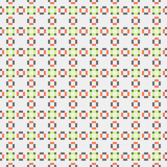 Abstract Cross Pattern generative computational art illustration
