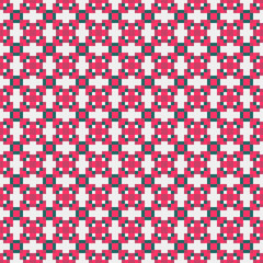 Abstract Cross Pattern generative computational art illustration
