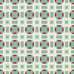 Abstract Cross Pattern generative computational art illustration