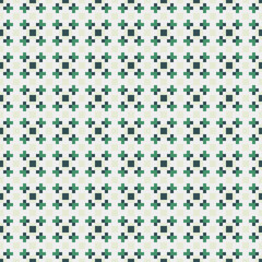 Abstract Cross Pattern generative computational art illustration