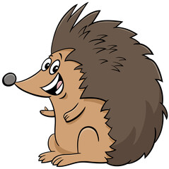funny hedgehog cartoon animal character © Igor Zakowski