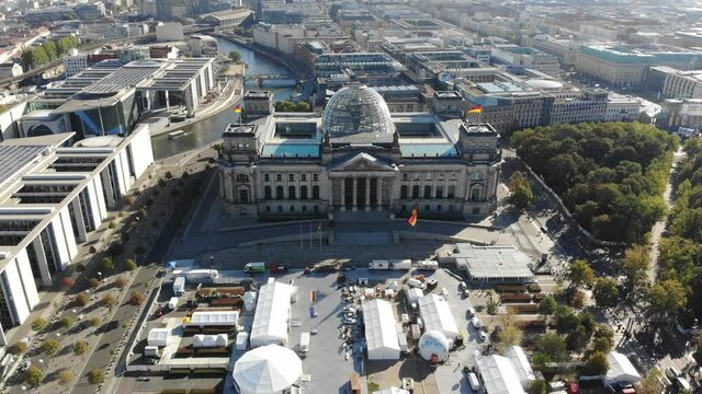 Reichstug Bundestag in Berlin. Germany Parlament.