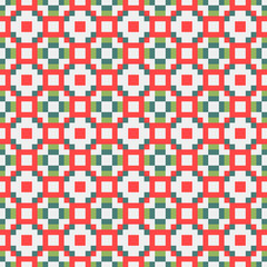 Abstract Cross Pattern generative computational art illustration