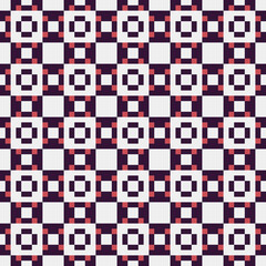 Abstract Cross Pattern generative computational art illustration