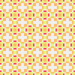 Abstract Cross Pattern generative computational art illustration