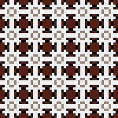Abstract Cross Pattern generative computational art illustration
