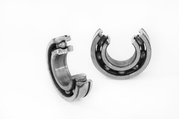 Sectional used ball bearing