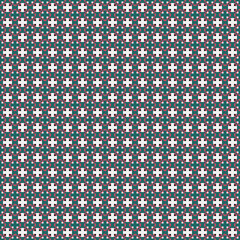 Abstract Cross Pattern generative computational art illustration