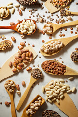 Different types of legume