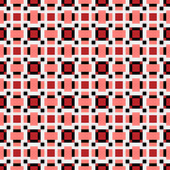 Fototapeta premium Abstract Cross Pattern generative computational art illustration