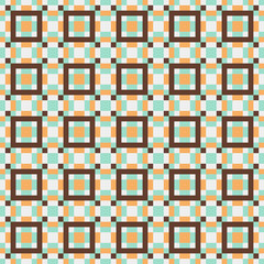 Abstract Cross Pattern generative computational art illustration