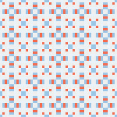 Abstract Cross Pattern generative computational art illustration