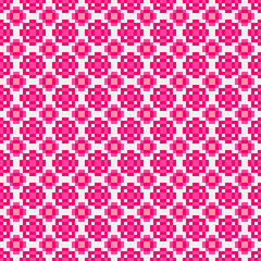 Abstract Cross Pattern generative computational art illustration