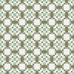 Abstract Cross Pattern generative computational art illustration