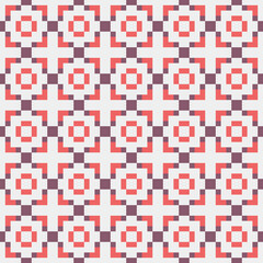 Abstract Cross Pattern generative computational art illustration