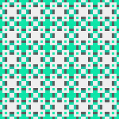 Abstract Cross Pattern generative computational art illustration