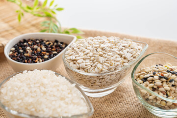 白米　雑穀　押麦　古代米