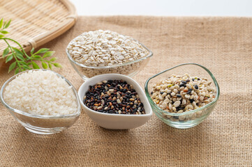 白米　雑穀　押麦　古代米