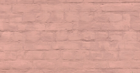 Pink plastered wall handmade
