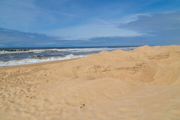 Fototapeta na wymiar Beautiful beach in Figueira da Foz