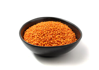 Raw Dry Lentils, Lentil Grains, Dal, Daal, Dhal, Masoor