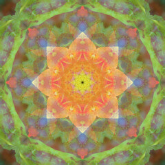 Colorful kaleidoscope.