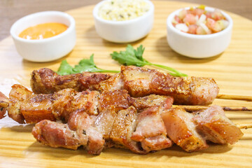 Espetinho de Panceta de Porco