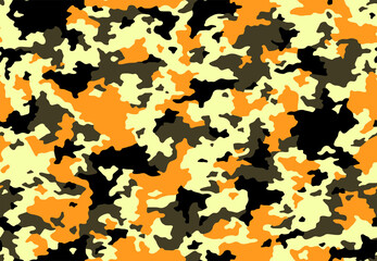 Full seamless camouflage texture skin pattern vector for military textile. Usable for Jacket Pants Shirt and Shorts. Dirty army camo masking design for hunting fabric print and wallpaper. 