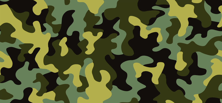 Full seamless camouflage texture skin pattern vector for military textile. Usable for Jacket Pants Shirt and Shorts. Army camo masking design for hunting fabric print and wallpaper. 