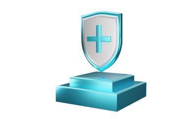 3d medical protection healthcare shield isolate 