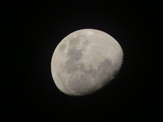 
new moon in the city of barra do bugres mt brazil