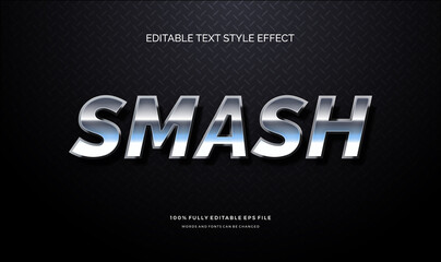chrome reflection text modern editable Text Style Effect
