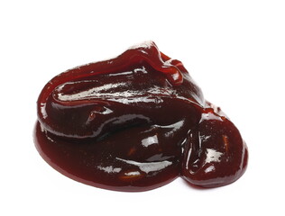 Dog rose marmalade, jam isolated on white background