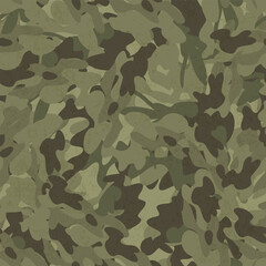 Fototapeta premium Camouflage seamless pattern. Seamless vector background.