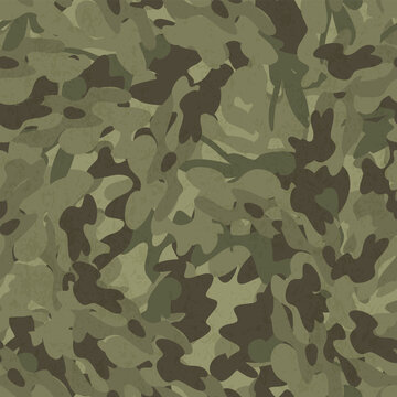 Camouflage seamless pattern. Seamless vector background.