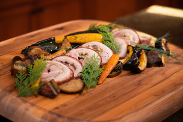 How to cook a Roasted Stuffed Pork loin