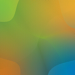Fototapeta premium Abstract background concept vector waves lines
