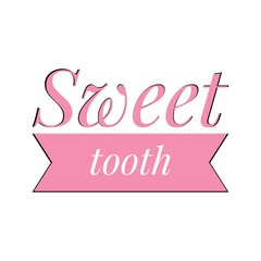 ''Sweet tooth'' Lettering