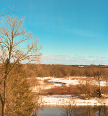 River in winter