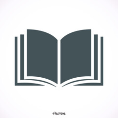 book icon. sign design black