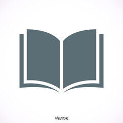 book icon. sign design