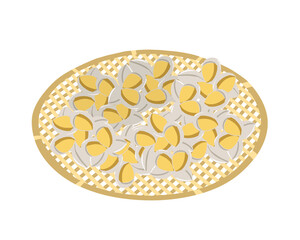 ぎんなん　ざる　線無し