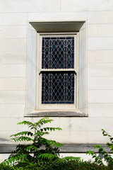 One Stained Glass Window on Church