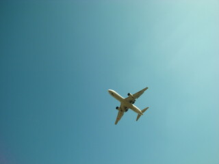 airplane flying in the sky