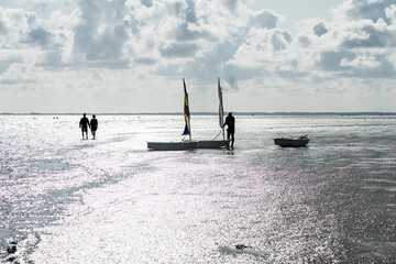 Wadden Sea at Low Tide, Germany