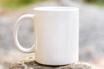 Obraz premium White Mug mockup 11 oz 